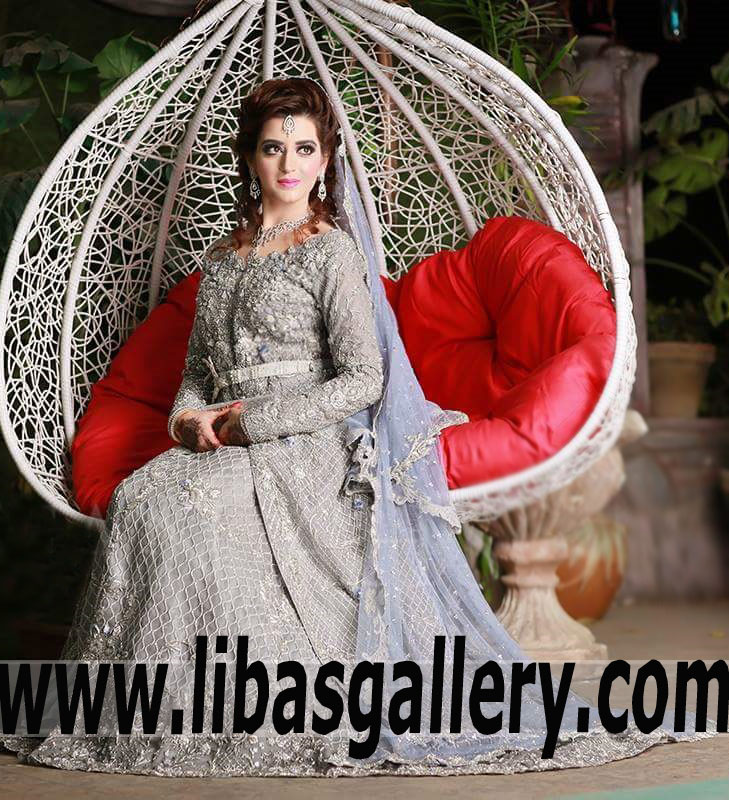 Modern Bridal Wear with magnificent Lehange for Reception and Special Occasions