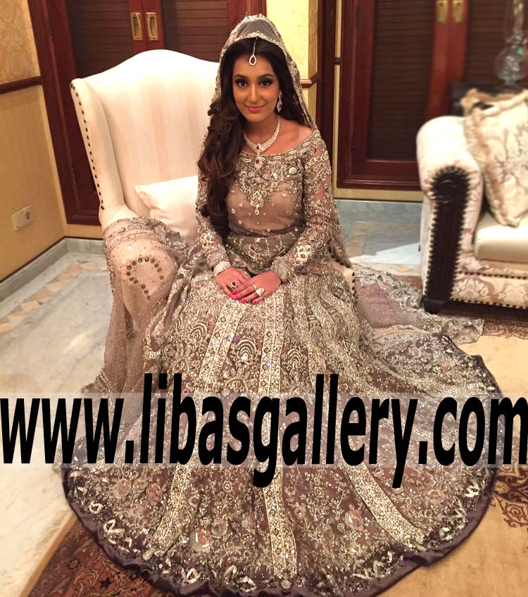 Sophisticate Bridal Gown with Awesome and Marvelous Embellishments for Wedding and Special Occasions