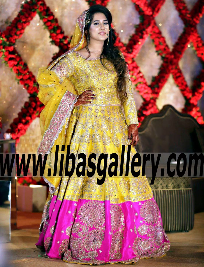 Traditional Bridal Wear in Traditional Colors Ali Xeeshan Bridal Wear for festive occasions Iselin New Jersey NJ US Bridal Wear