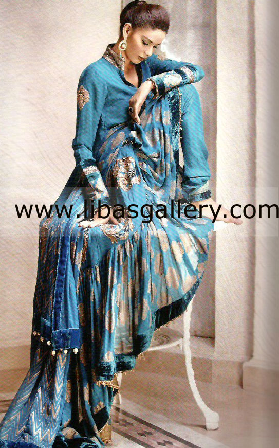 Teal Blue Estee Party Dress