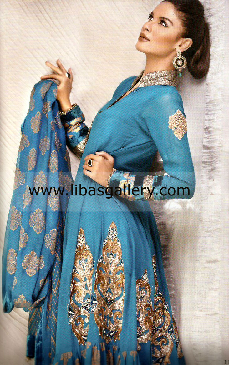 Teal Blue Estee Party Dress