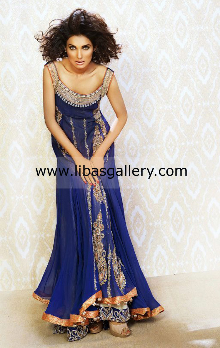 Duke Blue Carmela Party Wear Dresses 