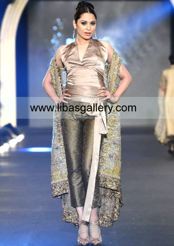 Coffee Dijon Party Wear Dress
