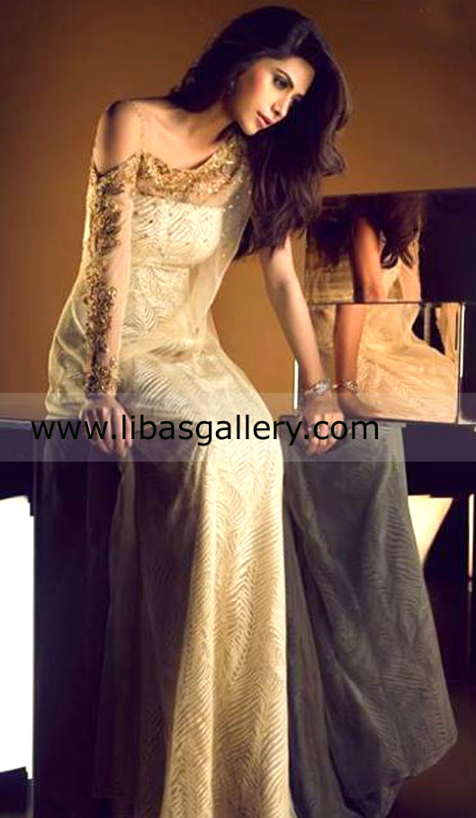 Light Gold Orianna Party Dress