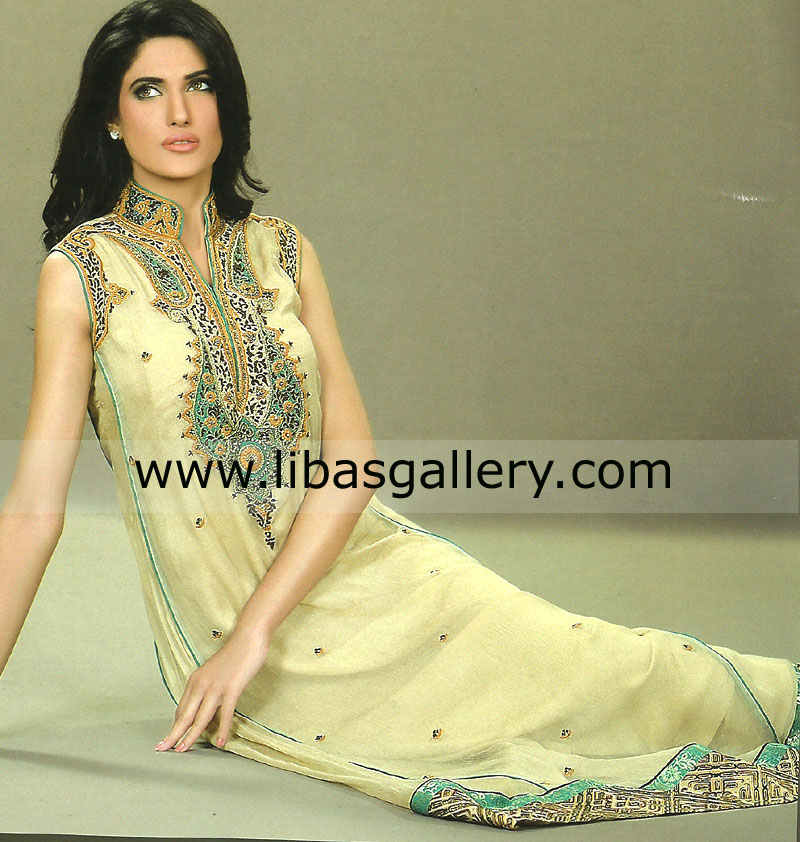 Ecru Yachi Party Dress 