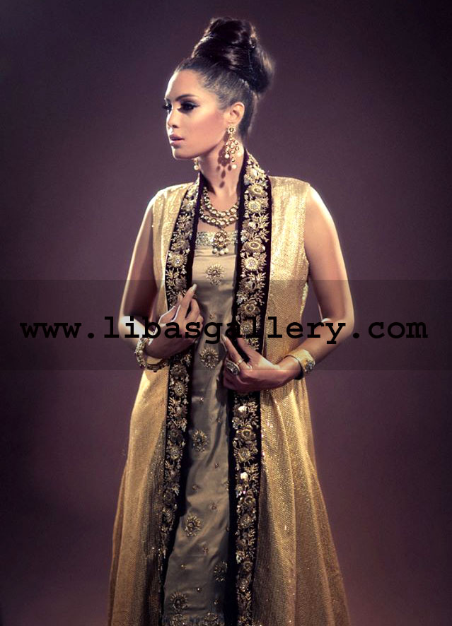 Antique Gold Dorato Party Dress