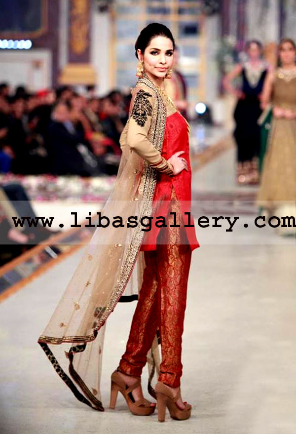 Most Beautiful Party Dress with Alluring Embellishments