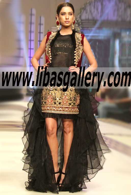 Awesome Look Party Dress  you can get a trendy AND stylish with short straight cut silhouettes with pencil trousers 