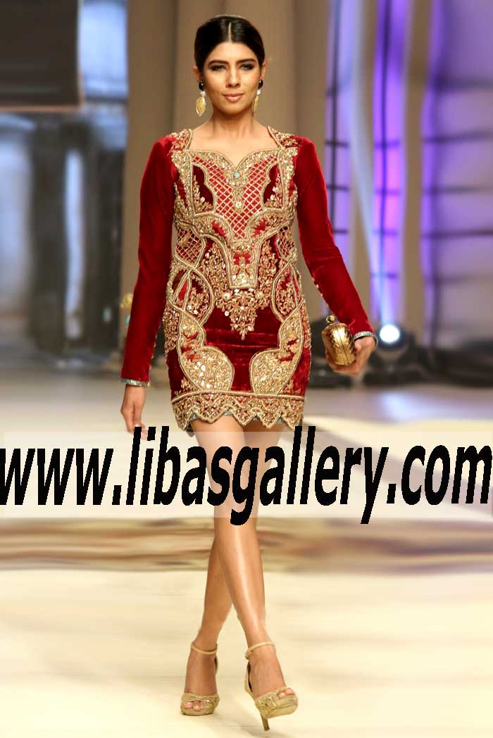 Marvelous  Party Wear Dress with Georgeous Cigarette Pants OR Cropped Trouser are the best for you