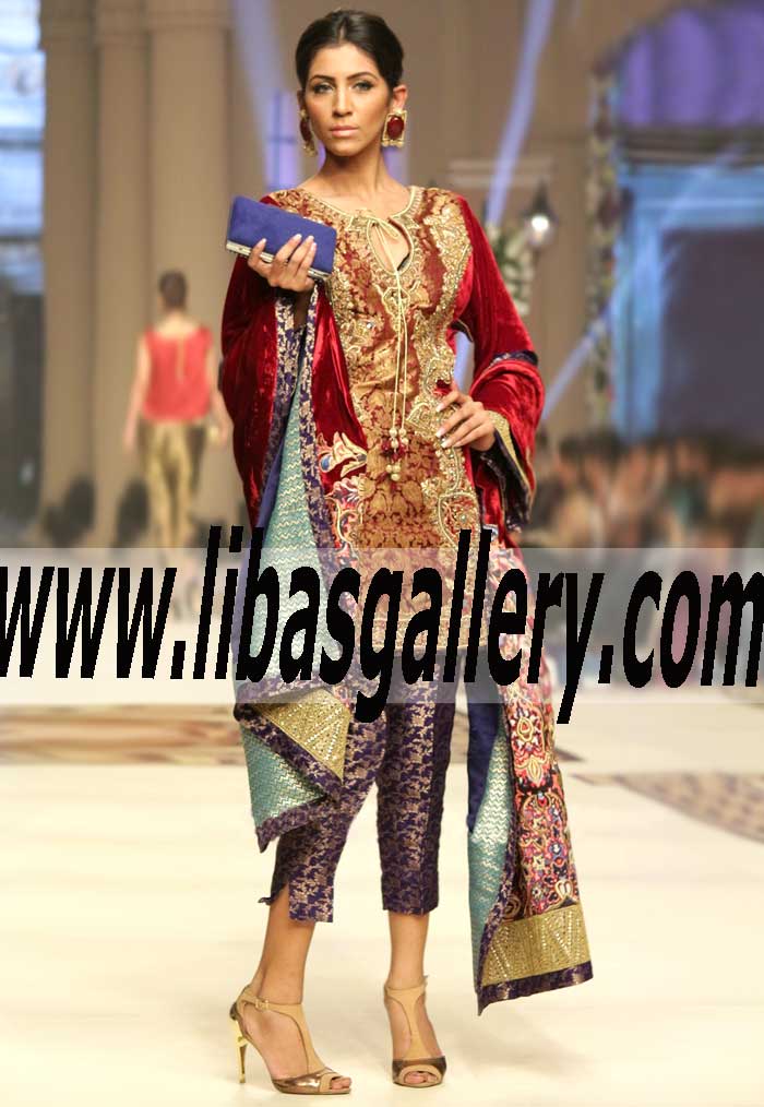 Alluring Party Dress with  this seasons wardrobe The JAMAWAR Cropped Trouser