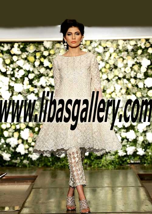 Grandiose Anarkali Suit for Wedding and Formal Evening Parties