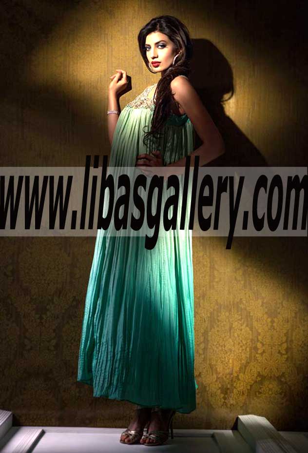 Seductive Party Wear Anarkali For Pakistani Indian Wedding Functions