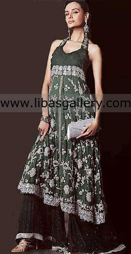 Emerald Mannar Anarkali
