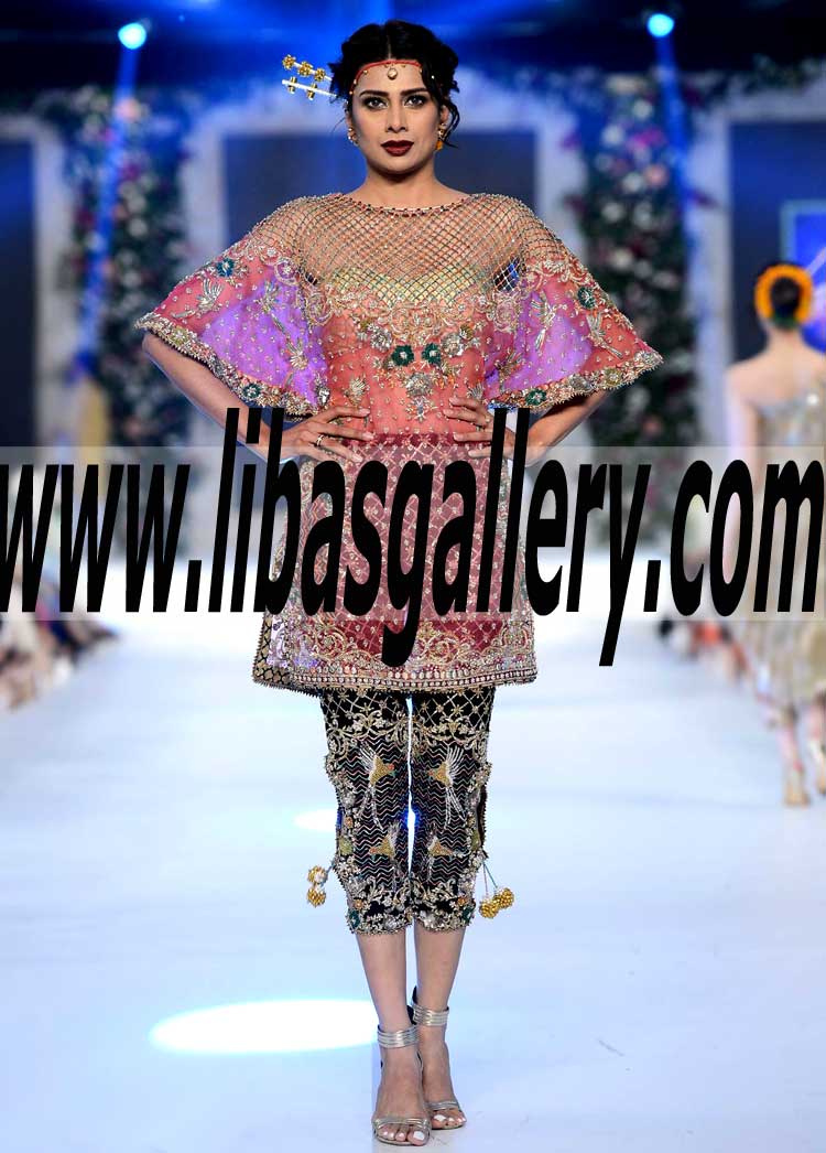 Sensational Pakistani Designer Party Dress for Stylish Girls