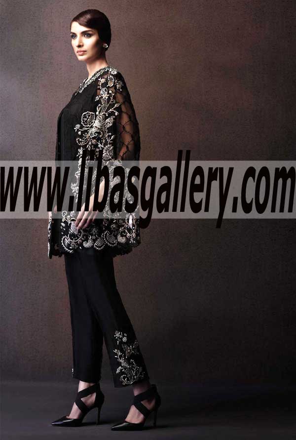 Creative Embroidered Party Suits For Evening and Party