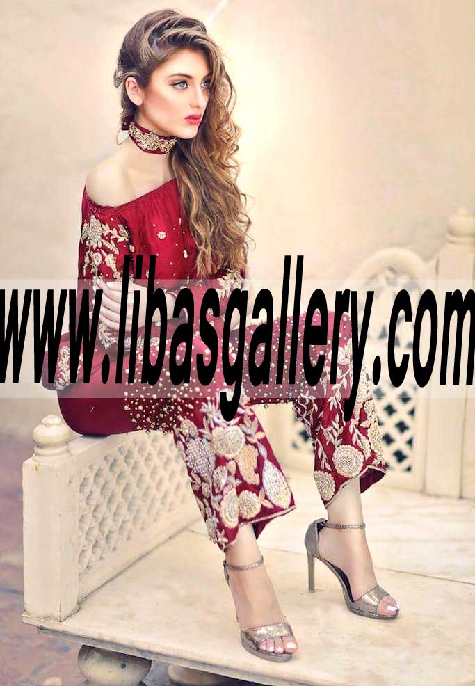 Latest Pakistani Designer Whimsical Party wear for Social and Formal Events