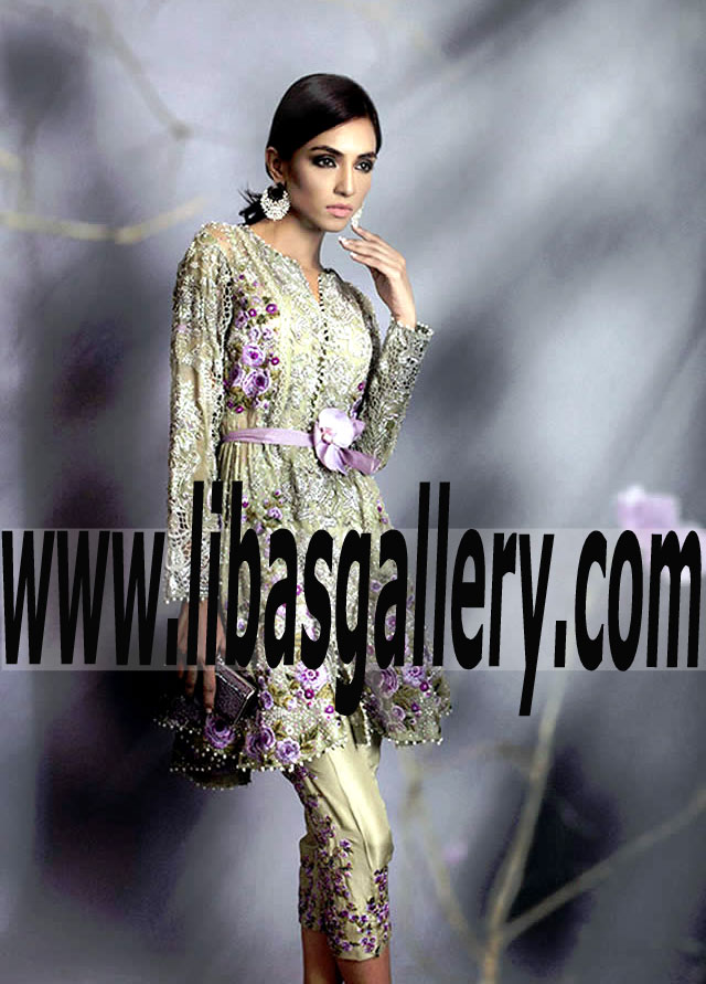 Grand A-Line Short Length Evening Dress for Party and Formal Occasions
