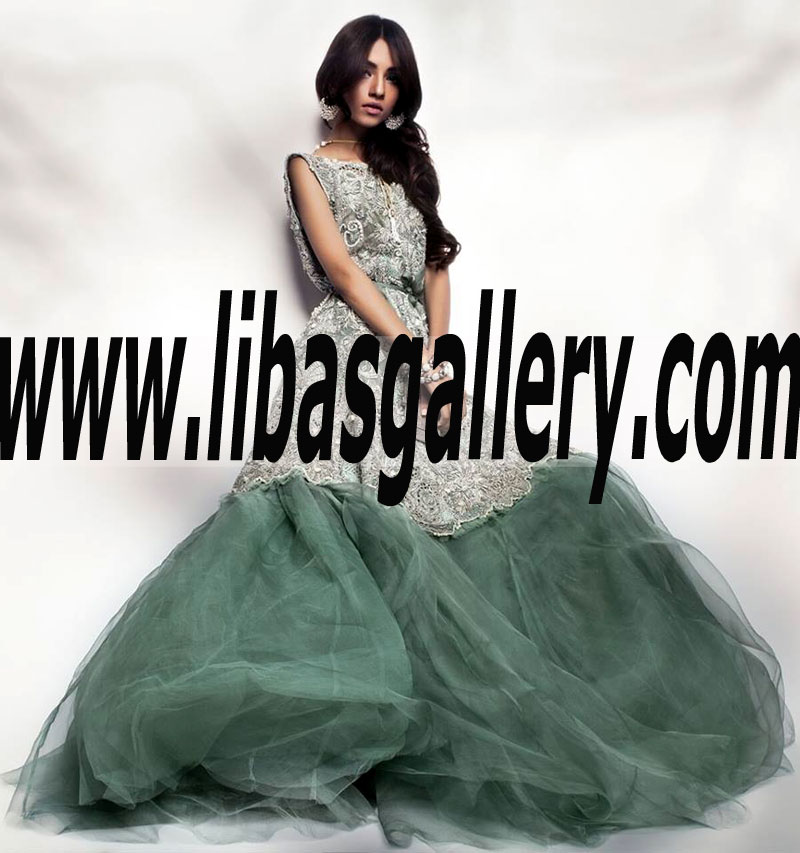 Stylish Designer bridesmaid Lehenga Party Dress for Evening and Special Occasions