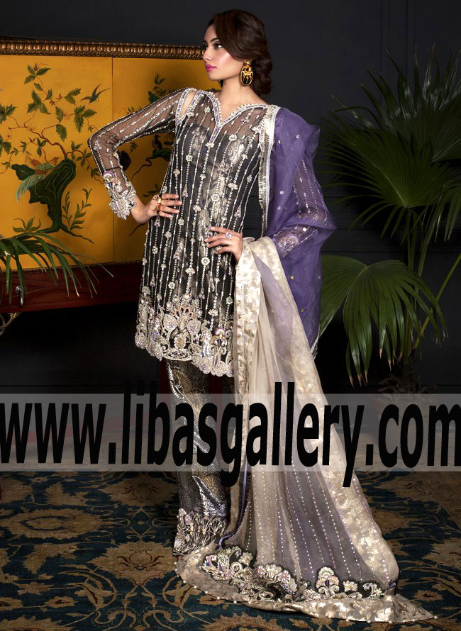 Glamorous Party Dress features Sparkling Embellishments for Wedding and Special Occasions