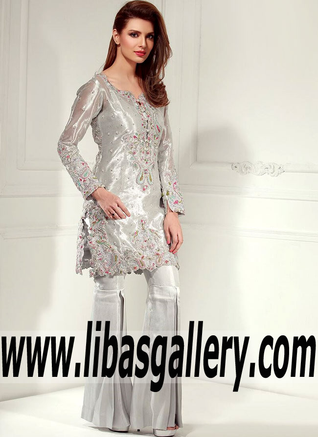 Online shopping Designer Asim Jofa Party Wear Pakistani Party Dresses