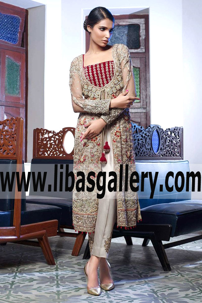 Pakistani Wedding Party Wears South London, Designer Aisha Imran Wedding Party Outfits Ilford Southall, Soho Street Party Wear