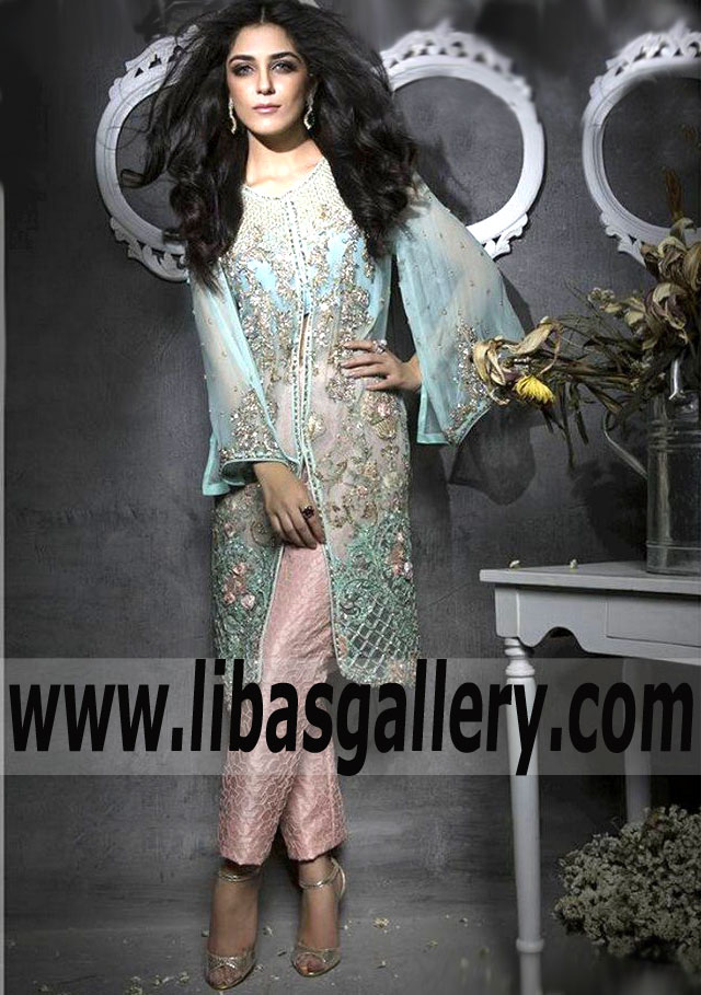 Alluring Asian Designer Party Dress for Formal and Social Events