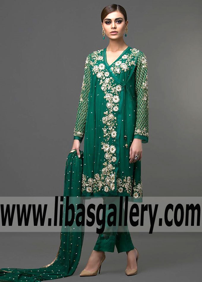 Classic Angrakha Style Party Dresses Maryland Baltimore Md Luxurious Angrakaha Design Collection 