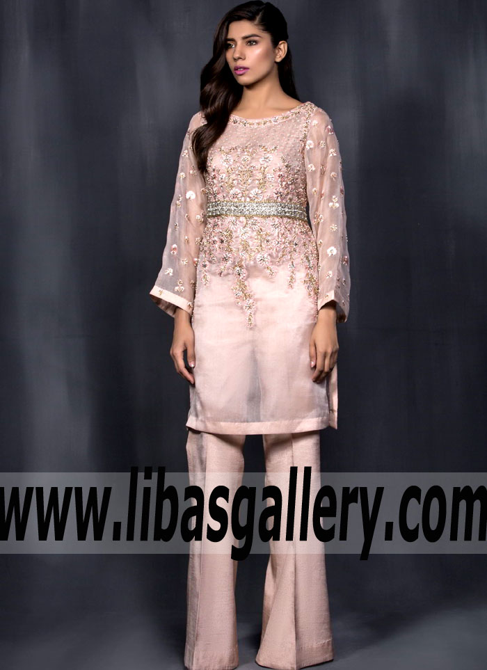 Glamorous Pink Arum Party Dress