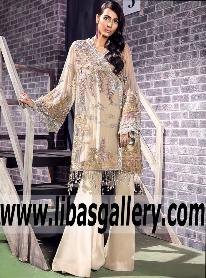 Latest Pakistani Party Dresses Designer Elan Bridal Angrakha Collection Edinburgh UK Online store