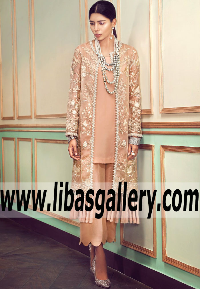 Simply Beautiful Peach Dahlia Jacket