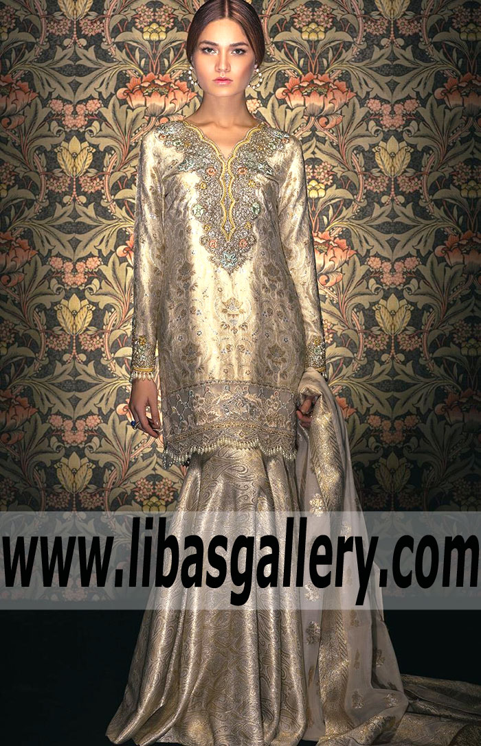 Flirty White Clover Mermaid Cut Lehnga