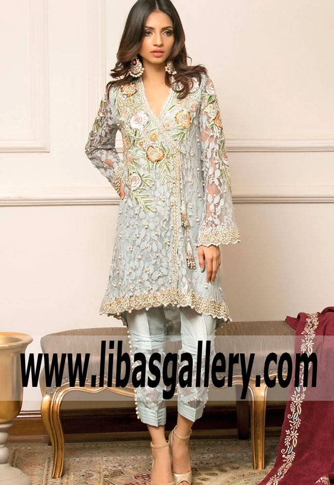 Annus Abrar Designer Angrakha Style Dresses 2018 Karachi, Lahore, Islamabad, Pakistan