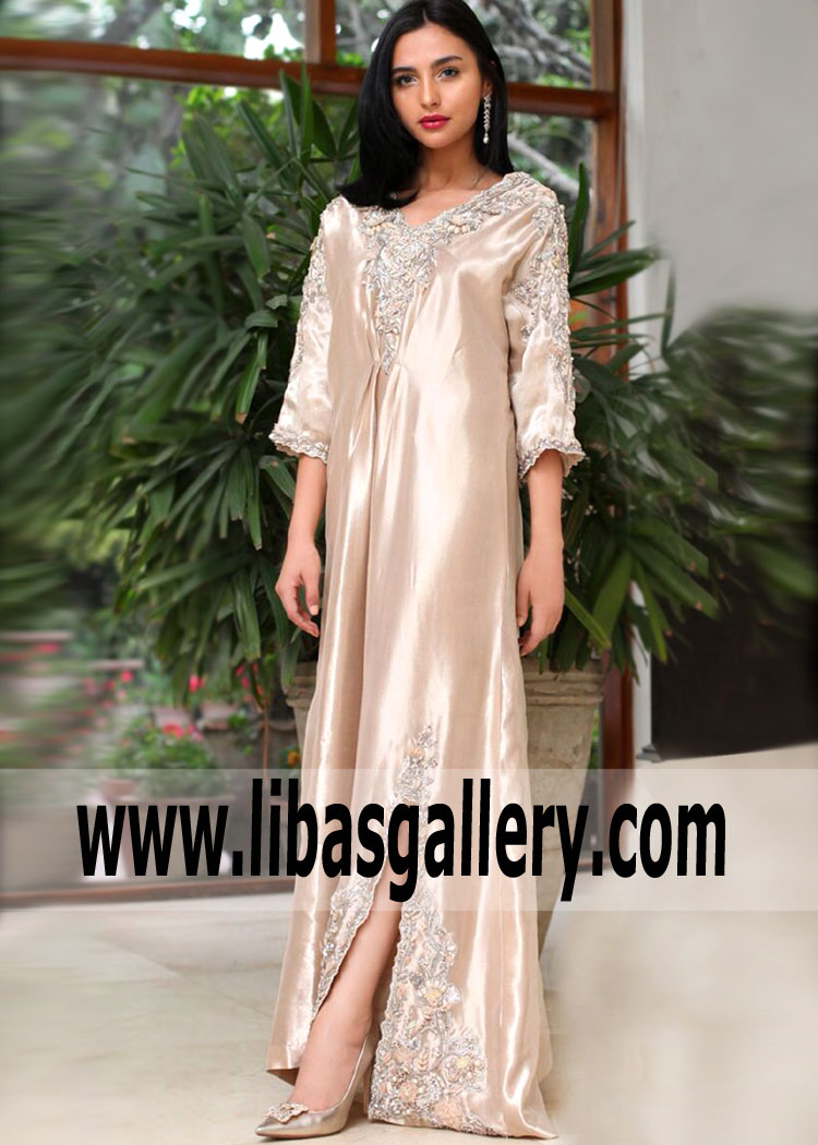 Pakistani Designer Bridal Kaftan Dress for Wedding Rema and Shehrbano Party Dresses Hudsonville Michigan US Kaftan Dresses
