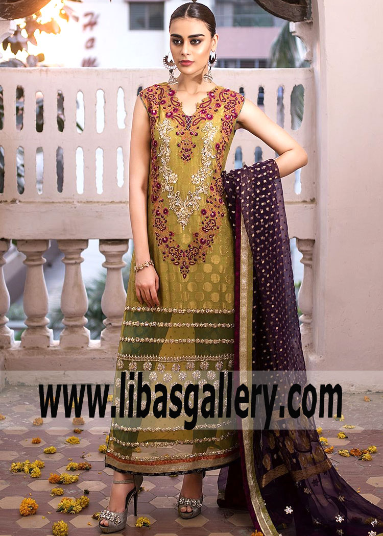 Latest Formal Evening Dresses USA in California, Illinois, Washington Zainab Chottani Festive Dresses Trends Pakistan