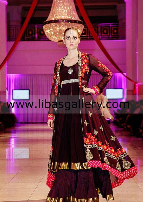 Dark Maroon Mirage Evening Party Dress 
