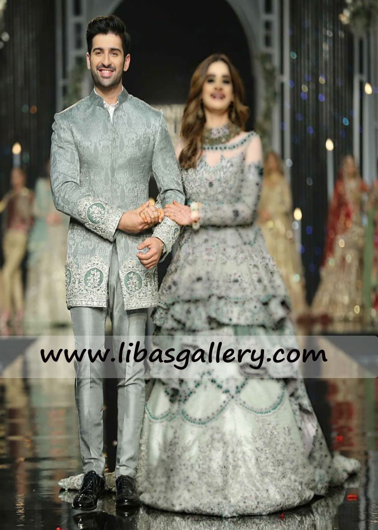 Embroidered Wedding Prince coat for innocent face Groom