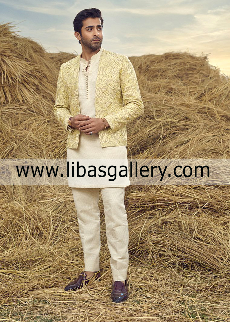 pakistani drama film actor sheheryar munawar wearing handcrafted stylish wedding jacket sydney perth australia
