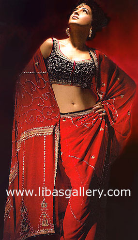 Pakistan India Designer Saree Sari,Bridal Sarees,Bridal Sarees India,Nadia lakdawala Sarees
