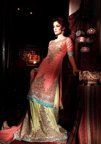Nomi Ansari Bridal Dresses Pakistan,Nomi Ansari Jamawar Chiffon Colorful Bridals Pakistani India,Nomi Ansari Lehnga Collection Bridal Wear Buy Online