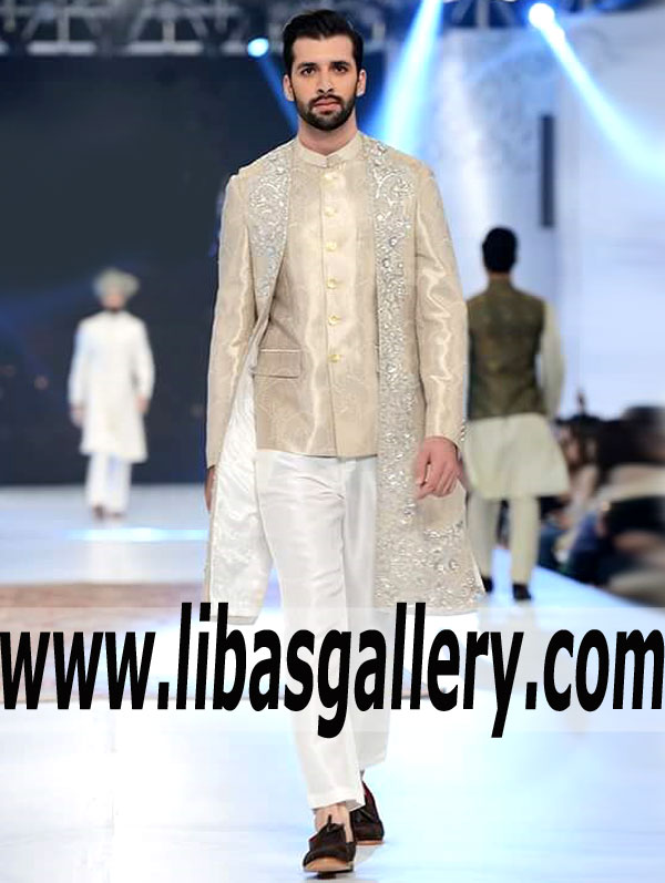 Smart Looking Menswear Sherwani for Special and Wedding Events