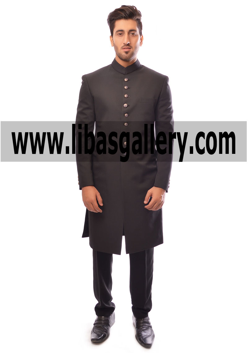 Comfortable Sherwani Suit for Groom going to become a Beautiful Couple