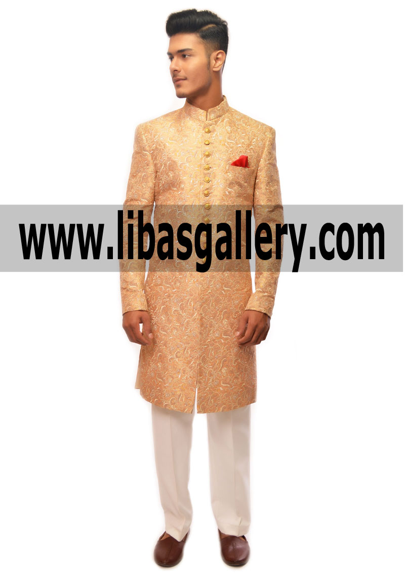 Beneficial Sherwani Suit for Groom Latest Collection 2017