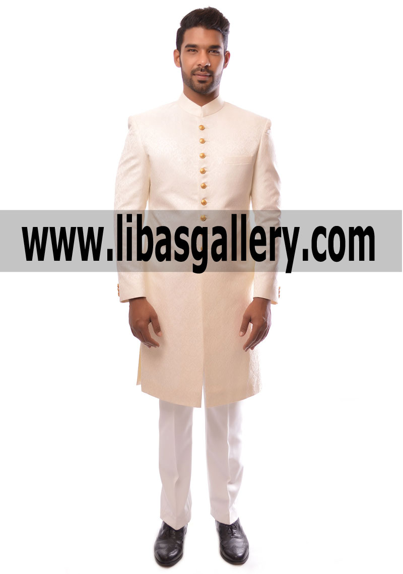 Magnificent Wedding Sherwani Suit for Dulha Groom 2017