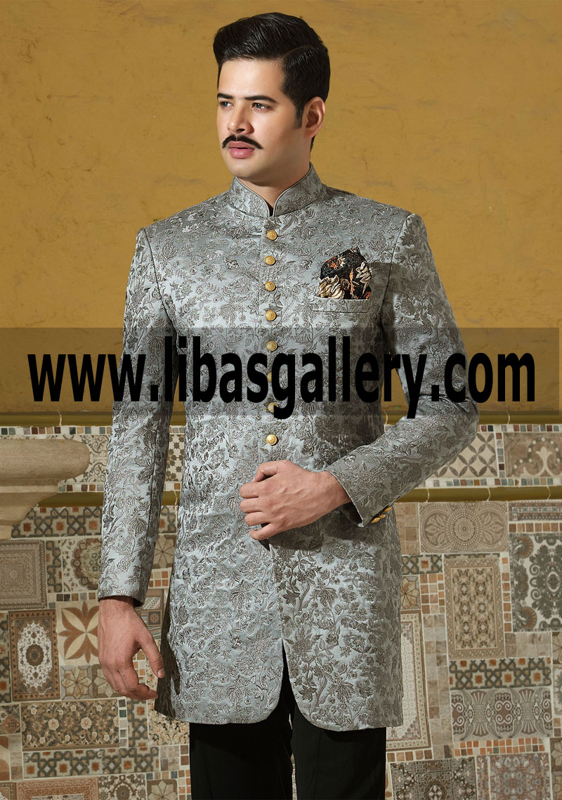 Inspirational Wedding Sherwani Suit for Dulha Groom Nosha 2017