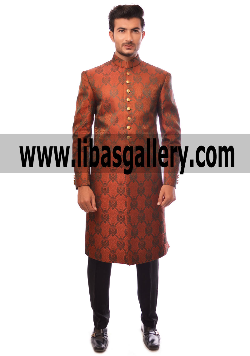 Latest sherwani design hot sale marriage 2018