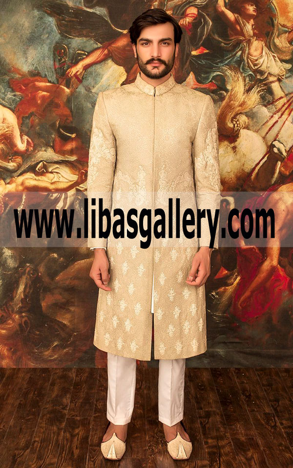 Wedding Sherwani Suit Best for Nikah Day Muslim Suit 2018