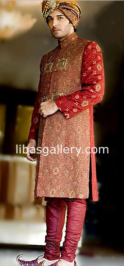 get best sherwani online at affordable prices,libasgallery sherwanis collection