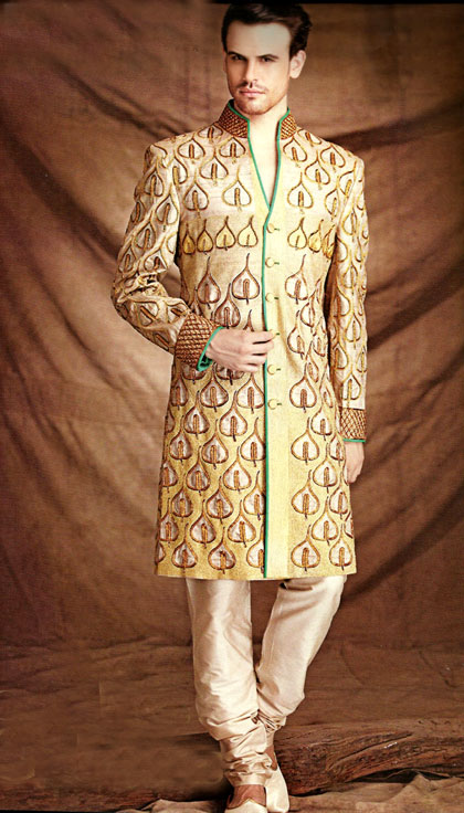 Golden rod Sherwani