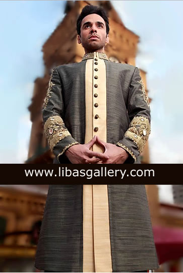 buy new styles of wedding sherwani for barat nikah fast delivery worldwide by express courier