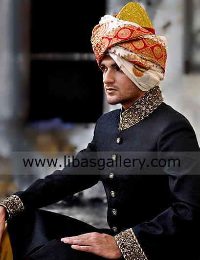 Traditional Indian Designer Manish Malhotra Mens Sherwani Collection order Online from USA Canada UK Australia Dubai